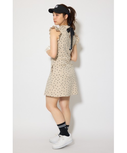 RIENDA GOLF(リエンダゴルフ)の「【RIENDA GOLF 一部店舗・WEB限定】バックリボンフリルスリーブワンピース(ワンピース・レディース・ベージュ/ライトブルー/ブラック・MEDIUM/SMALL)」の12枚目の写真