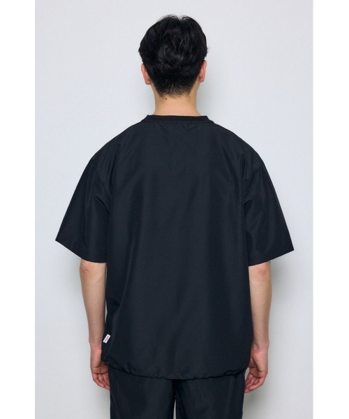 AZUL by moussy(アズールバイマウジー)の「【UVカット、遮熱、接触冷感】ひんやり♪SHELTECH Light ポケットTシャツ 春服 夏服(Tシャツ/カットソー・メンズ・グレー系その他/ブラック/グレー・SMALL/MEDIUM/LARGE)」の9枚目の写真