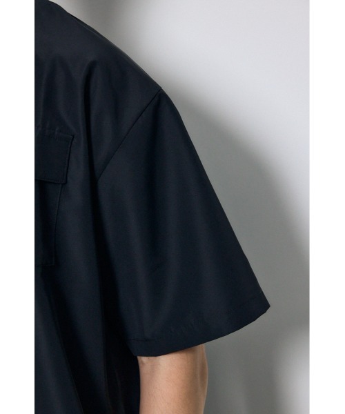 AZUL by moussy(アズールバイマウジー)の「【UVカット、遮熱、接触冷感】ひんやり♪SHELTECH Light ポケットTシャツ 春服 夏服(Tシャツ/カットソー・メンズ・グレー系その他/ブラック/グレー・SMALL/MEDIUM/LARGE)」の11枚目の写真