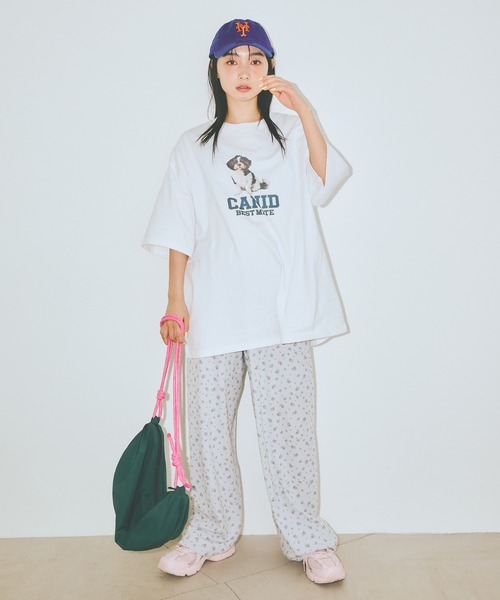 COLORME(カラーミー)の「【AKB48 伊藤百花 着用】小花柄リラックスパンツ(その他パンツ・レディース・ホワイト/グレー・FREE)」の21枚目の写真