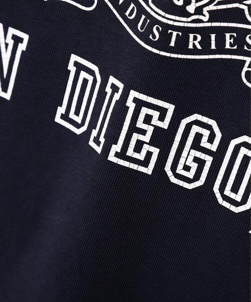 Alpha Industries（アルファインダストリーズ）の「【日本限定】Alpha Industries/アルファ インダストリーズ/NAVAL TRAINING SCHOOL T‐SHIRT/ネーヴァル トレーニング スクール Tシャツ（Tシャツ/カットソー・メンズ・ネイビー/チャコール/ホワイト系2・S/L/M/XL/2XL）」の9枚目の写真
