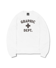 GRPH DEPT LONG SLEEVE TEE (WHITE)