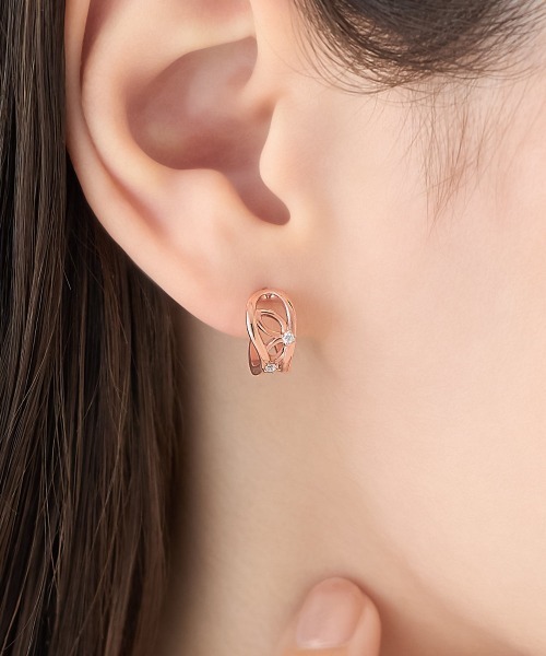 CANAL ４℃（カナルヨンドシー）の「【Early Summer Collection】シルバー ピアス（ピアス（両耳用）・レディース・ピンクゴールド・FREE）」の5枚目の写真