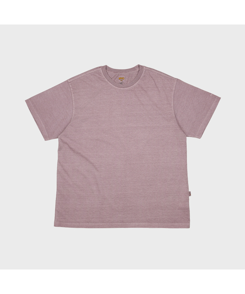 MMOGARDEN(エメモガーデン)の「pigment dyed tee (3colors)(Tシャツ/カットソー・メンズ・ラベンダー/ブルー/チャコールグレー・1/2/3)」の1枚目の写真