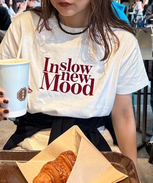 DISCOAT(ディスコート)の「アソートフロッキーロゴTシャツ(Tシャツ/カットソー・レディース・ホワイト/チャコールグレー/オフホワイト・FREE)」の7枚目の写真