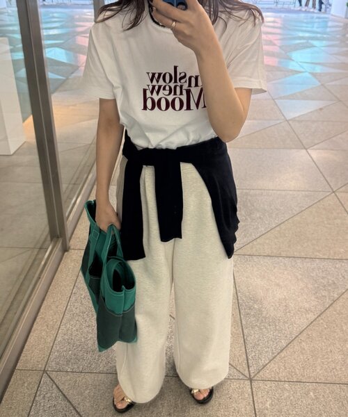 DISCOAT(ディスコート)の「アソートフロッキーロゴTシャツ(Tシャツ/カットソー・レディース・ホワイト/チャコールグレー/オフホワイト・FREE)」の8枚目の写真