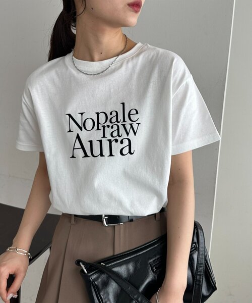 DISCOAT(ディスコート)の「アソートフロッキーロゴTシャツ(Tシャツ/カットソー・レディース・ホワイト/チャコールグレー/オフホワイト・FREE)」の10枚目の写真
