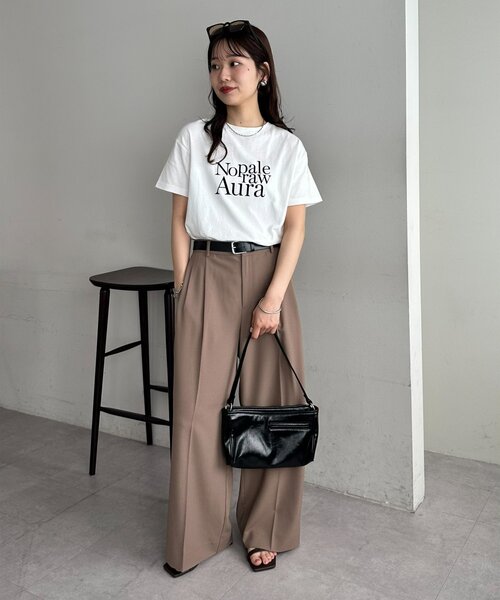DISCOAT(ディスコート)の「アソートフロッキーロゴTシャツ(Tシャツ/カットソー・レディース・ホワイト/チャコールグレー/オフホワイト・FREE)」の14枚目の写真