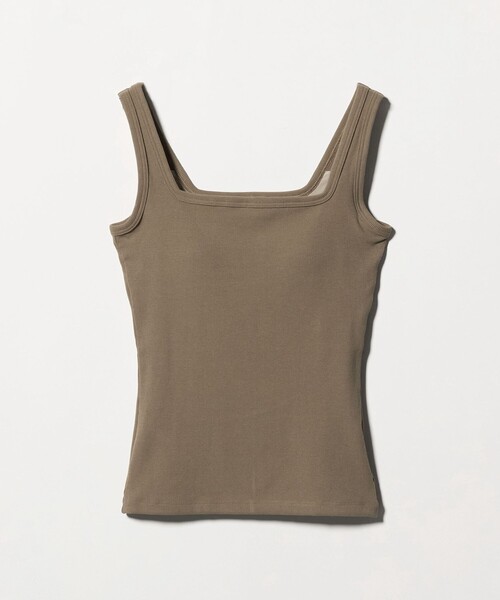 MARW UNITED ARROWS(マルゥ ユナイテッドアローズ)の「<MARW UNITED ARROWS>カップ付 リブ タンクトップ(タンクトップ・レディース・ホワイト/モカ/ネイビー/ブラック・FREE)」の7枚目の写真