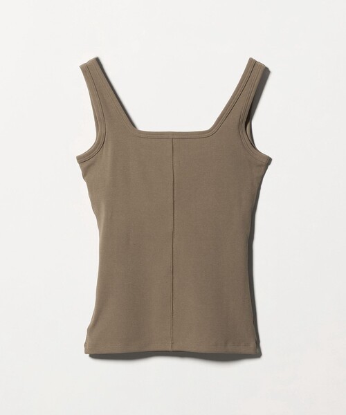 MARW UNITED ARROWS(マルゥ ユナイテッドアローズ)の「<MARW UNITED ARROWS>カップ付 リブ タンクトップ(タンクトップ・レディース・ホワイト/モカ/ネイビー/ブラック・FREE)」の8枚目の写真