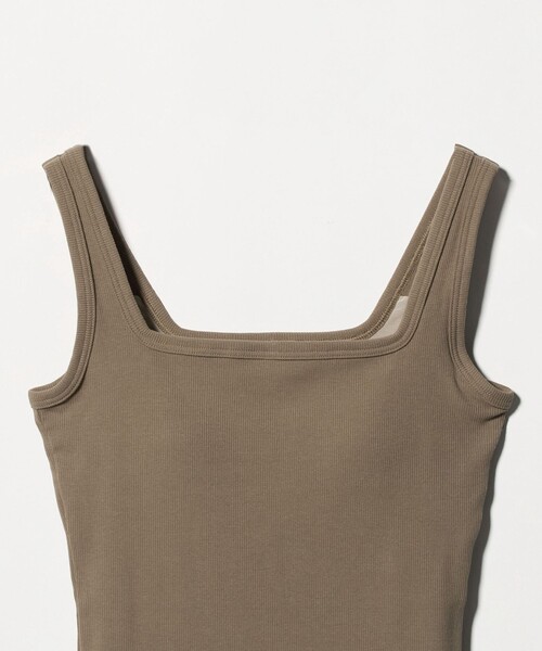 MARW UNITED ARROWS(マルゥ ユナイテッドアローズ)の「<MARW UNITED ARROWS>カップ付 リブ タンクトップ(タンクトップ・レディース・ホワイト/モカ/ネイビー/ブラック・FREE)」の9枚目の写真