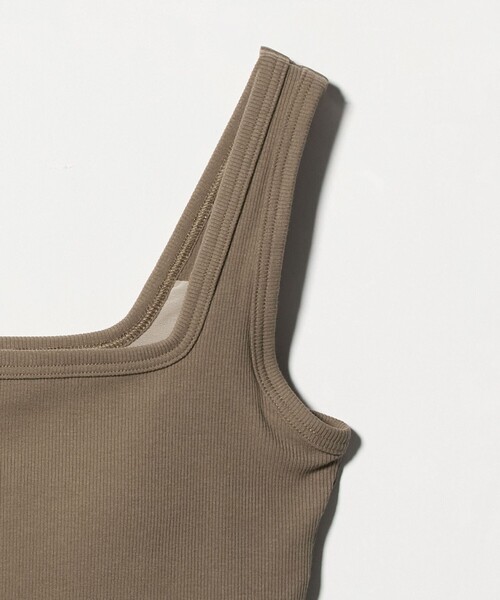 MARW UNITED ARROWS(マルゥ ユナイテッドアローズ)の「<MARW UNITED ARROWS>カップ付 リブ タンクトップ(タンクトップ・レディース・ホワイト/モカ/ネイビー/ブラック・FREE)」の10枚目の写真