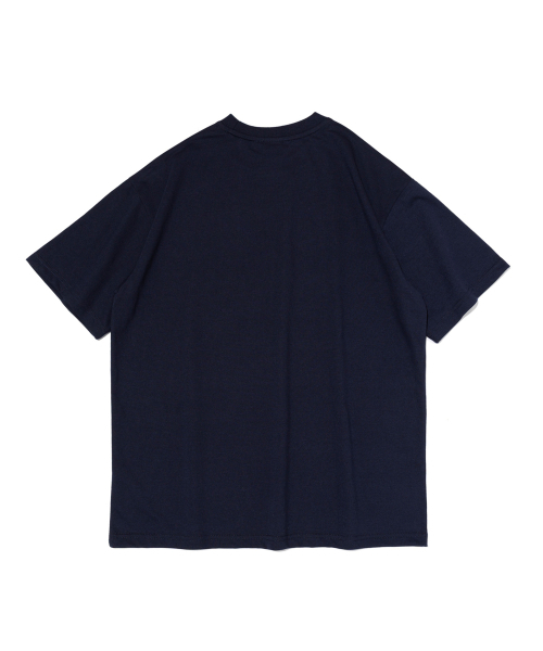 CARGOBROS（カーゴブロス）の「エッセンシャルロゴオーバー半袖Tシャツ（ネイビー）（Tシャツ/カットソー・メンズ・その他・SMALL/MEDIUM/LARGE/X-LARGE/2XL）」の2枚目の写真