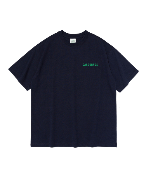 CARGOBROS（カーゴブロス）の「エッセンシャルロゴオーバー半袖Tシャツ（ネイビー）（Tシャツ/カットソー・メンズ・その他・SMALL/MEDIUM/LARGE/X-LARGE/2XL）」の6枚目の写真