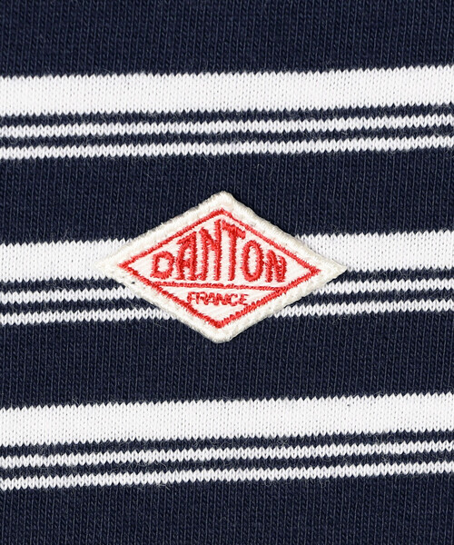 DANTON(ダントン)の「DANTON | ボーダー コットン天竺 ドルマンショートスリーブTシャツ WOMEN(Tシャツ/カットソー・レディース・ブルー系その他5/ホワイト系その他・S)」の8枚目の写真