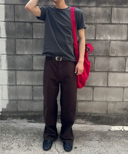 FABREGAT(ファブレガ)の「サイドラインチノパンツ(ダークブラウン)(その他パンツ・レディース・その他・1/2/3/4)」の9枚目の写真