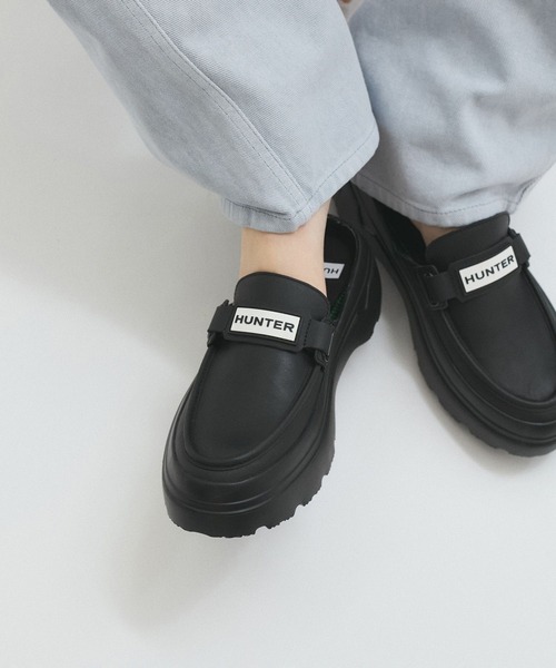 HUNTER for ADAM ET ROPE'】別注 LOAFER MULE（レインシューズ