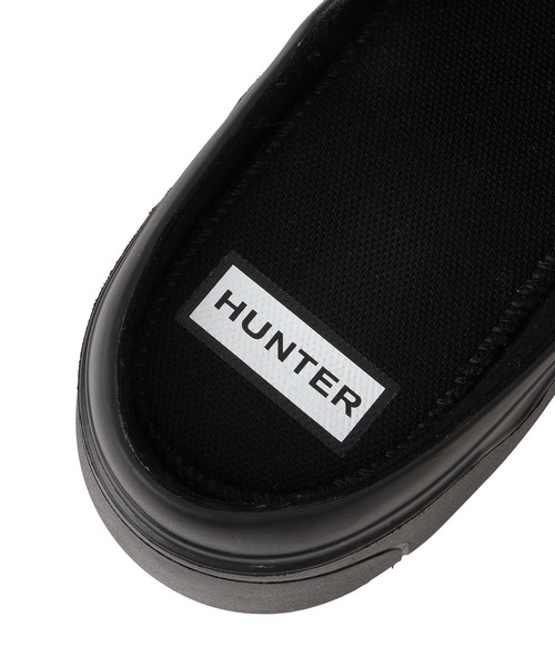 HUNTER（ハンター）の「【HUNTER for ADAM ET ROPE'】別注  LOAFER MULE（レインシューズ・レディース・キナリ/ブラック・23/24/25）」の12枚目の写真