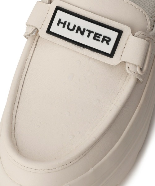 HUNTER（ハンター）の「【HUNTER for ADAM ET ROPE'】別注  LOAFER MULE（レインシューズ・レディース・キナリ/ブラック・23/24/25）」の10枚目の写真