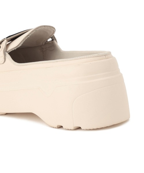 HUNTER（ハンター）の「【HUNTER for ADAM ET ROPE'】別注  LOAFER MULE（レインシューズ・レディース・キナリ/ブラック・23/24/25）」の8枚目の写真
