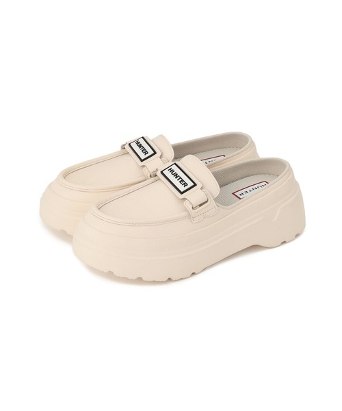 HUNTER（ハンター）の「【HUNTER for ADAM ET ROPE'】別注  LOAFER MULE（レインシューズ・レディース・キナリ/ブラック・23/24/25）」の7枚目の写真