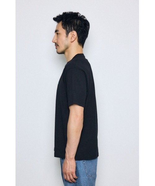 AZUL by moussy(アズールバイマウジー)の「ダブルロゴプリントTEE(Tシャツ/カットソー・メンズ・ホワイト/チャコールグレー/ブラック・LARGE/MEDIUM)」の17枚目の写真