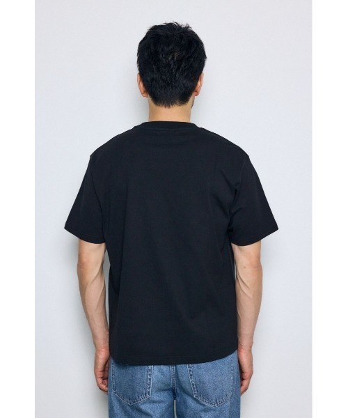 AZUL by moussy(アズールバイマウジー)の「ダブルロゴプリントTEE(Tシャツ/カットソー・メンズ・ホワイト/チャコールグレー/ブラック・LARGE/MEDIUM)」の18枚目の写真