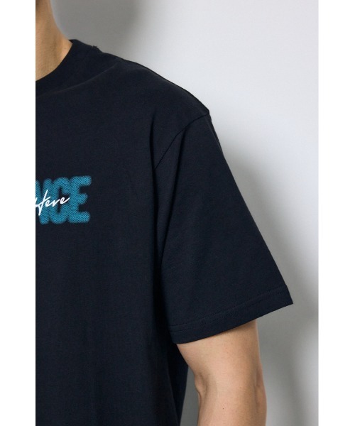 AZUL by moussy(アズールバイマウジー)の「ダブルロゴプリントTEE(Tシャツ/カットソー・メンズ・ホワイト/チャコールグレー/ブラック・LARGE/MEDIUM)」の20枚目の写真