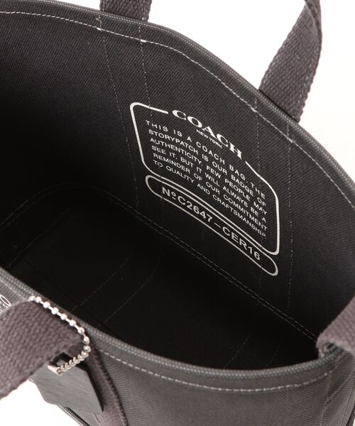 COACH(コーチ)の「ユーティリティー トート 27(トートバッグ・メンズ・ブラック系その他・ONE)」の4枚目の写真