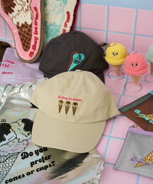 BIRTHDAY BAR(バースデイバー)の「B-DAYアイスクリーム 冷感キャップ(キャップ・レディース・ベージュ/ブラック・0)」の19枚目の写真