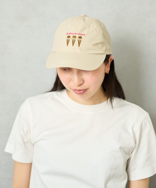 BIRTHDAY BAR(バースデイバー)の「B-DAYアイスクリーム 冷感キャップ(キャップ・レディース・ベージュ/ブラック・0)」の21枚目の写真