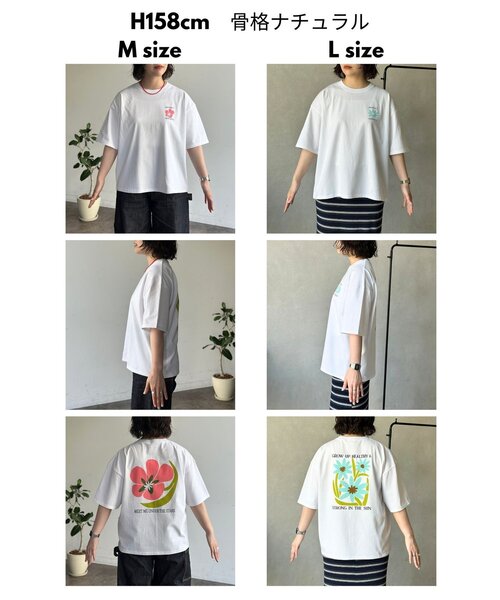CPCM(シーピーシーエム)の「フラワープリントT(Tシャツ/カットソー・メンズ・ホワイト系その他/ホワイト系その他2/ホワイト・MEDIUM/LARGE)」の4枚目の写真