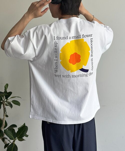 CPCM(シーピーシーエム)の「フラワープリントT(Tシャツ/カットソー・メンズ・ホワイト系その他/ホワイト系その他2/ホワイト・MEDIUM/LARGE)」の14枚目の写真