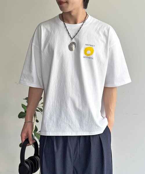 CPCM(シーピーシーエム)の「フラワープリントT(Tシャツ/カットソー・メンズ・ホワイト系その他/ホワイト系その他2/ホワイト・MEDIUM/LARGE)」の15枚目の写真