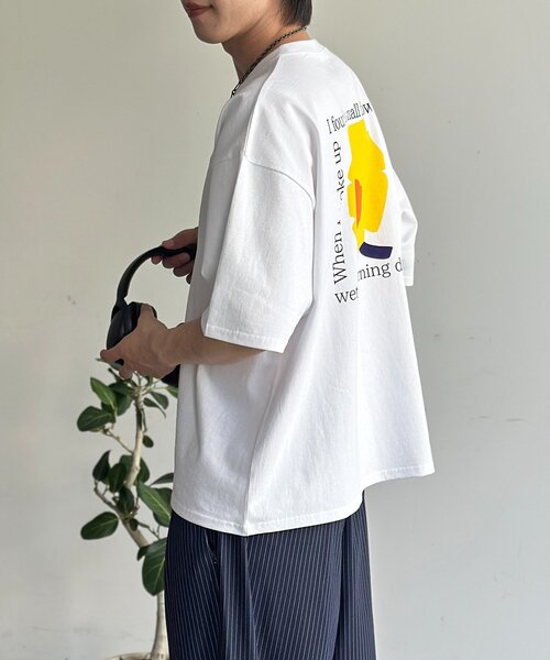 CPCM(シーピーシーエム)の「フラワープリントT(Tシャツ/カットソー・メンズ・ホワイト系その他/ホワイト系その他2/ホワイト・MEDIUM/LARGE)」の16枚目の写真