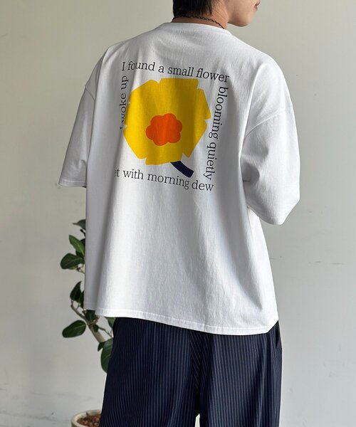CPCM(シーピーシーエム)の「フラワープリントT(Tシャツ/カットソー・メンズ・ホワイト系その他/ホワイト系その他2/ホワイト・MEDIUM/LARGE)」の17枚目の写真