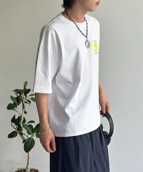 CPCM(シーピーシーエム)の「フラワープリントT(Tシャツ/カットソー・メンズ・ホワイト系その他/ホワイト系その他2/ホワイト・MEDIUM/LARGE)」の18枚目の写真