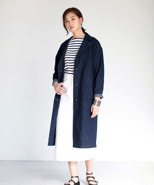 Azul By Moussy アズールバイマウジー の デニムチェスターマキシct チェスターコート Wear