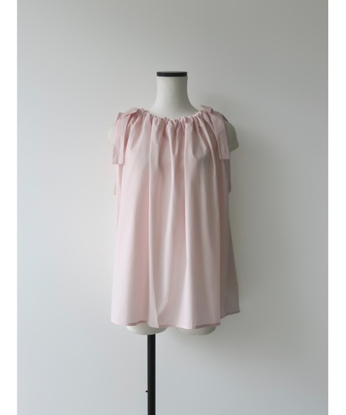 miies miim(ミーエスミーム)の「fairy ribbon blouse(シャツ/ブラウス・レディース・ピンク/アイボリー・FREE)」の6枚目の写真