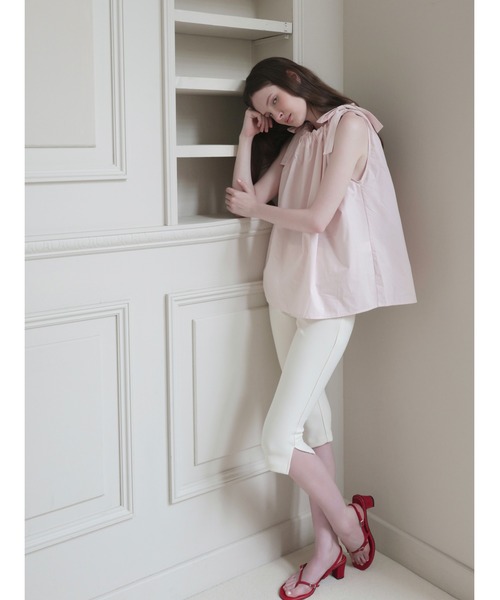 miies miim(ミーエスミーム)の「fairy ribbon blouse(シャツ/ブラウス・レディース・ピンク/アイボリー・FREE)」の18枚目の写真
