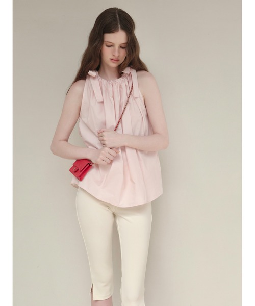 miies miim(ミーエスミーム)の「fairy ribbon blouse(シャツ/ブラウス・レディース・ピンク/アイボリー・FREE)」の15枚目の写真