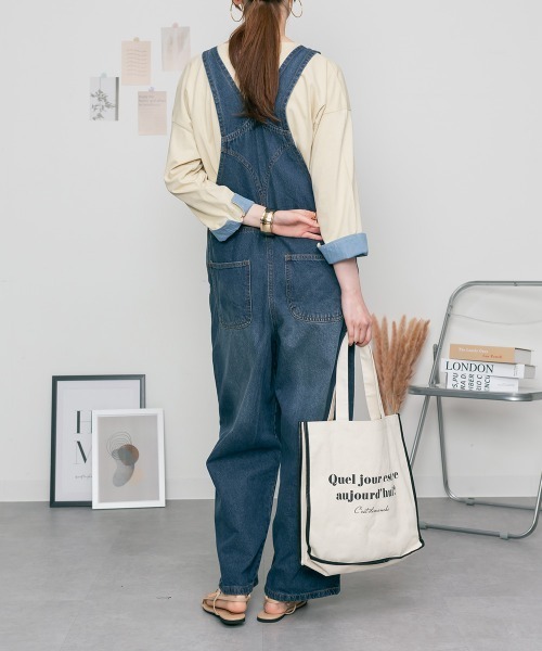 MARAI(マーライ)の「袖口裏ダンガリー長袖Tシャツ ロングスリーブ(Tシャツ/カットソー・レディース・カーキ/オフホワイト/ベージュ/ブラック・4L~5L/M~L/LL~3L)」の20枚目の写真