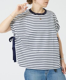 【一部店舗限定】サイドリボンボーダーTシャツ