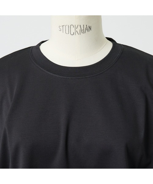 DESIGNWORKS（デザインワークス）の「【一部店舗限定】サイドリボンボーダーTシャツ（Tシャツ/カットソー・レディース・ネイビー・フリー）」の6枚目の写真