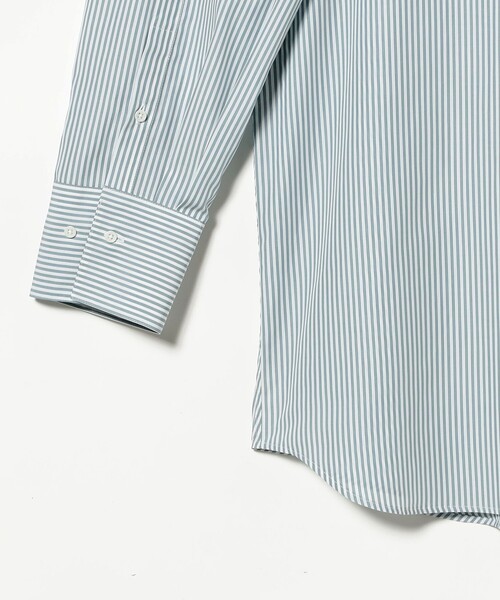 Demi-Luxe BEAMS（デミルクス ビームス）の「2WAY オーバーシャツ 26AW（シャツ/ブラウス・レディース・ホワイト/ストライプ/ネイビー・38/36）」の15枚目の写真