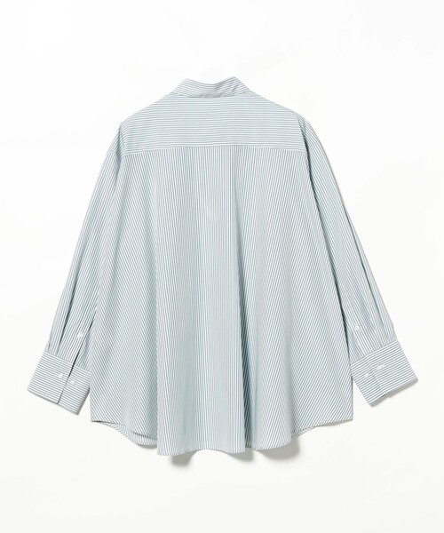 Demi-Luxe BEAMS（デミルクス ビームス）の「2WAY オーバーシャツ 26AW（シャツ/ブラウス・レディース・ホワイト/ストライプ/ネイビー・38/36）」の16枚目の写真