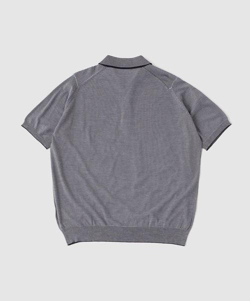 JOHN SMEDLEY(ジョンスメドレー)の「JOHN SMEDLEY / ジョンスメドレー ELVINS(ポロシャツ・メンズ・ネイビー・MEDIUM/X-LARGE/LARGE)」の2枚目の写真