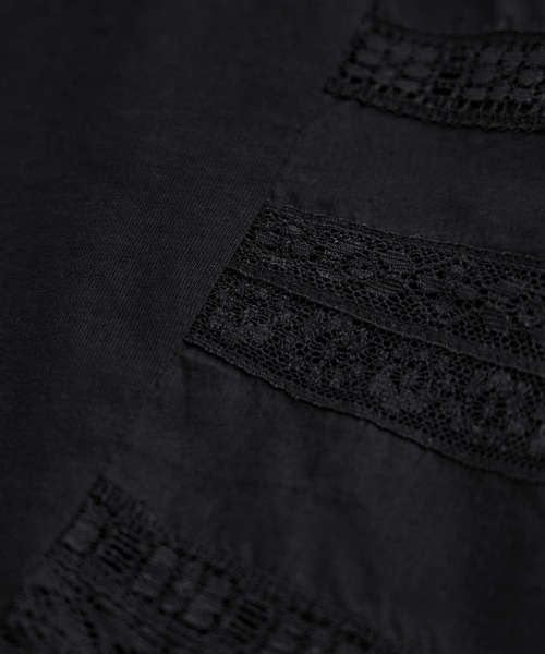SALON adam et rope'(サロン アダム エ ロペ)の「【AAYUSHI(アユーシ)】バックスカーフハーフスリーブトップス(Tシャツ/カットソー・レディース・ホワイト/ブラック・FREE)」の21枚目の写真