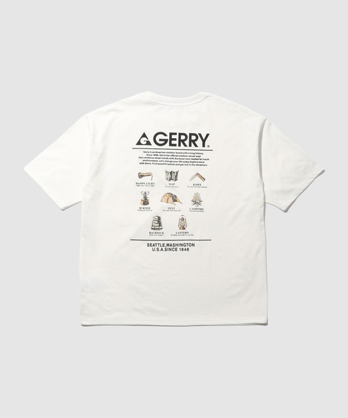 GERRY(ジェリー)の「GERRY バックプリントTシャツ(Tシャツ/カットソー・メンズ・ピンク/ホワイト/スミクロ・L/M/XL)」の1枚目の写真