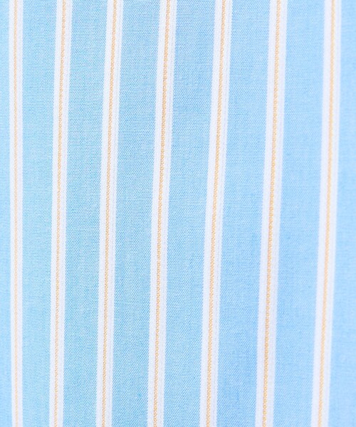ABAHOUSE(アバハウス)の「【JAMES FABRIC】サイドガゼット レギュラーカラーシャツ / オーバーサイズ(シャツ/ブラウス・メンズ・ブルー/ダークネイビー/ホワイト・48/46)」の9枚目の写真